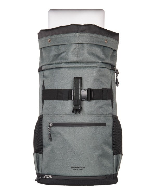 Load image into Gallery viewer, Element Men&#39;s Ground Skate Large Progressive Skate Roll-Top Backpack Ardoise ELYBP00149_KRN0
