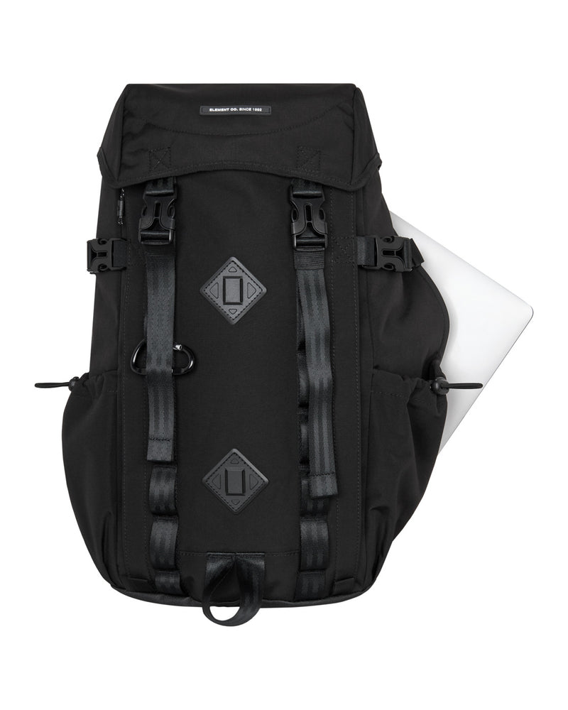 Load image into Gallery viewer, Element Men&#39;s Furrow Large Classic Outdoor Backpack Flint Black ELYBP00165-FBK
