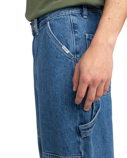 Element Men's Carpenter Denim Pants Mid Used ELYDP00122_BNT0