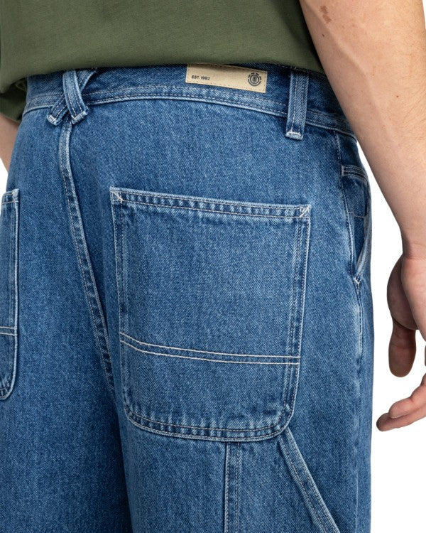 Load image into Gallery viewer, Element Men&#39;s Carpenter Denim Pants Mid Used ELYDP00122_BNT0
