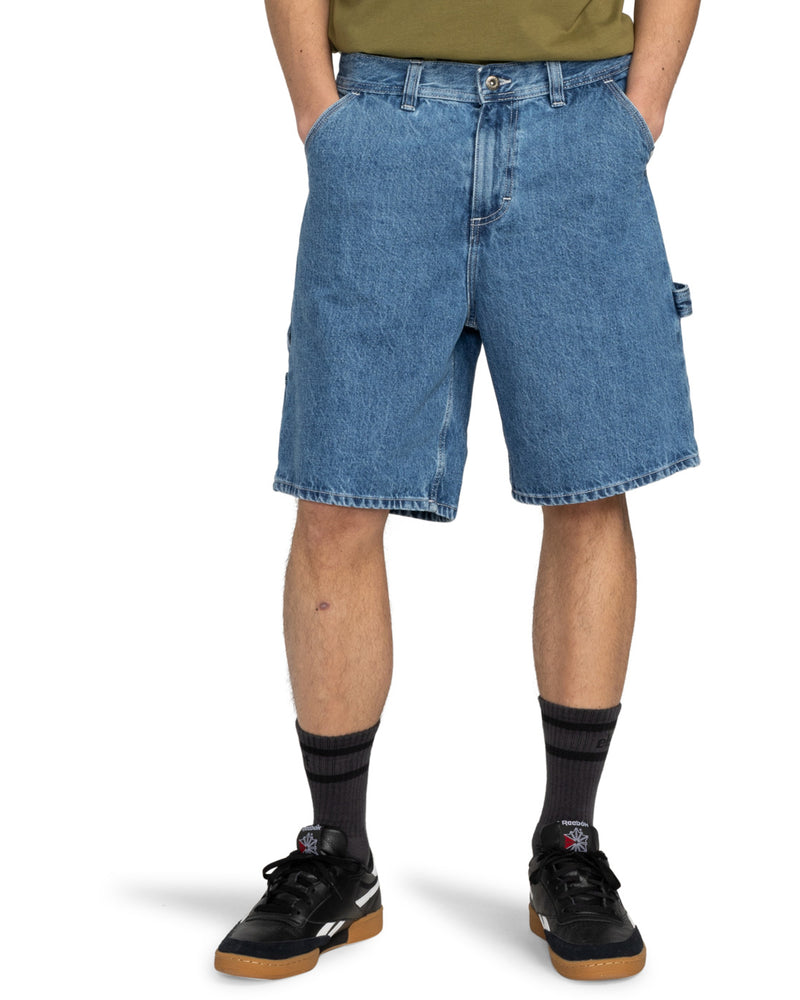 Load image into Gallery viewer, Element Men&#39;s Carpenter 20&quot; Denim Shorts Mid Used ELYDS00102_BNT0
