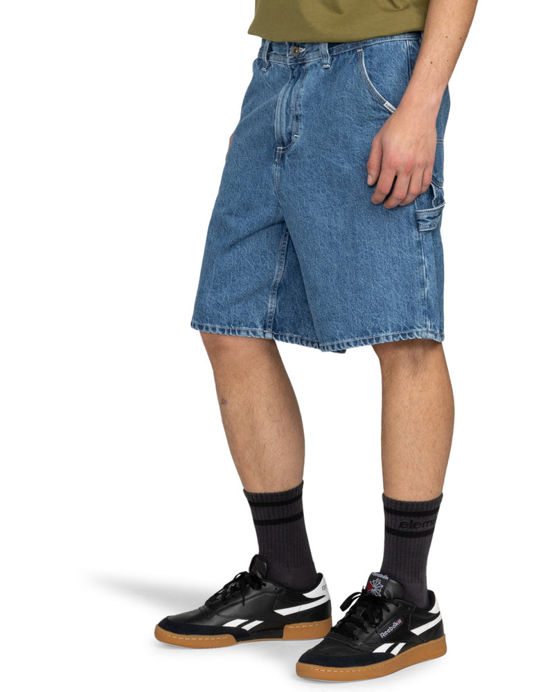Load image into Gallery viewer, Element Men&#39;s Carpenter 20&quot; Denim Shorts Mid Used ELYDS00102_BNT0
