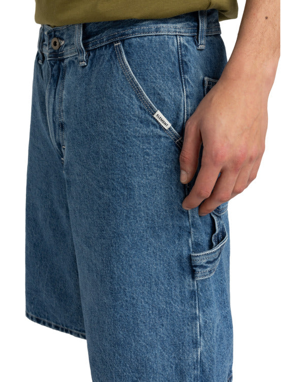 Load image into Gallery viewer, Element Men&#39;s Carpenter 20&quot; Denim Shorts Mid Used ELYDS00102_BNT0
