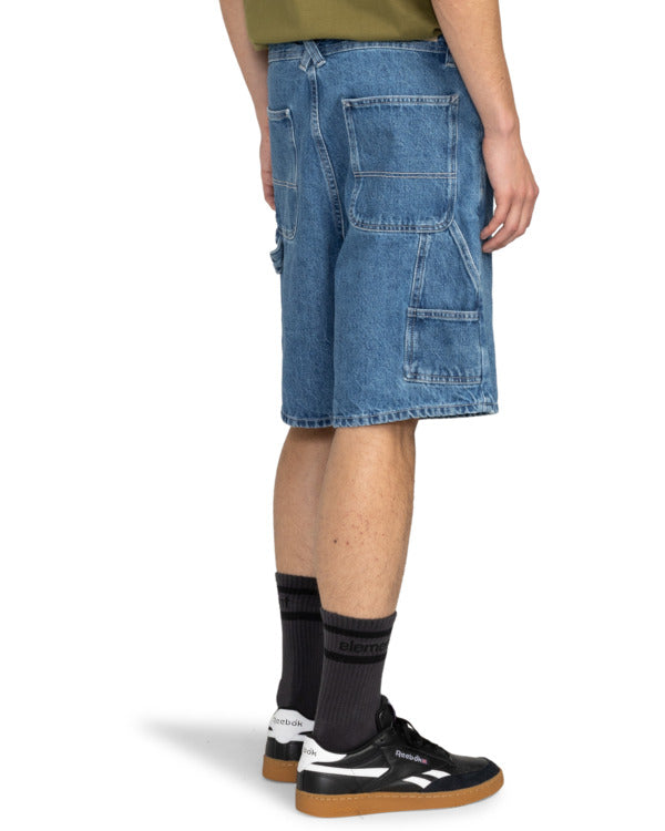 Load image into Gallery viewer, Element Men&#39;s Carpenter 20&quot; Denim Shorts Mid Used ELYDS00102_BNT0
