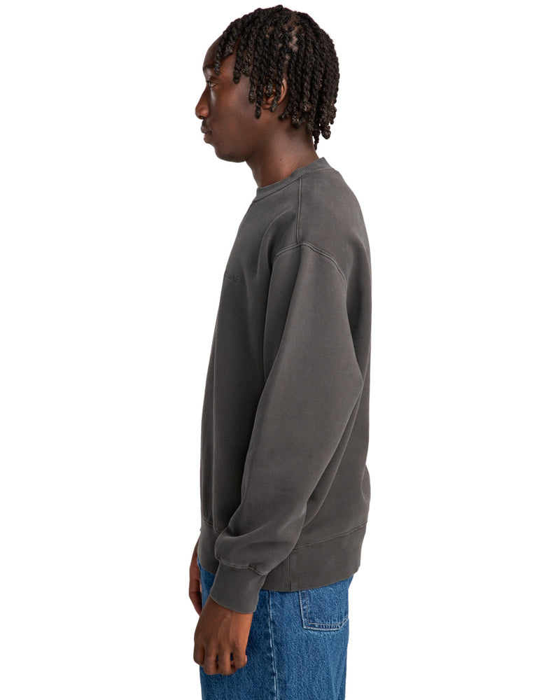 Load image into Gallery viewer, Element Men&#39;s Lowcase Pigment Crew Sweatshirt Off Black ELYFT00172-KTA0
