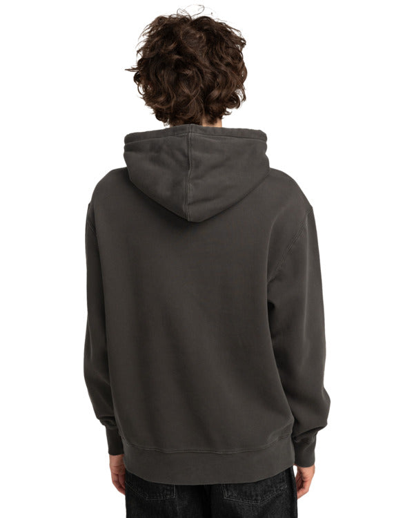 Load image into Gallery viewer, Element Men&#39;s Lowcase Pigment Hoodie Off Black ELYFT00173-KTA0

