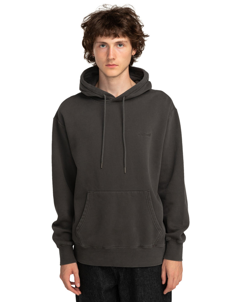 Load image into Gallery viewer, Element Men&#39;s Lowcase Pigment Hoodie Off Black ELYFT00173-KTA0
