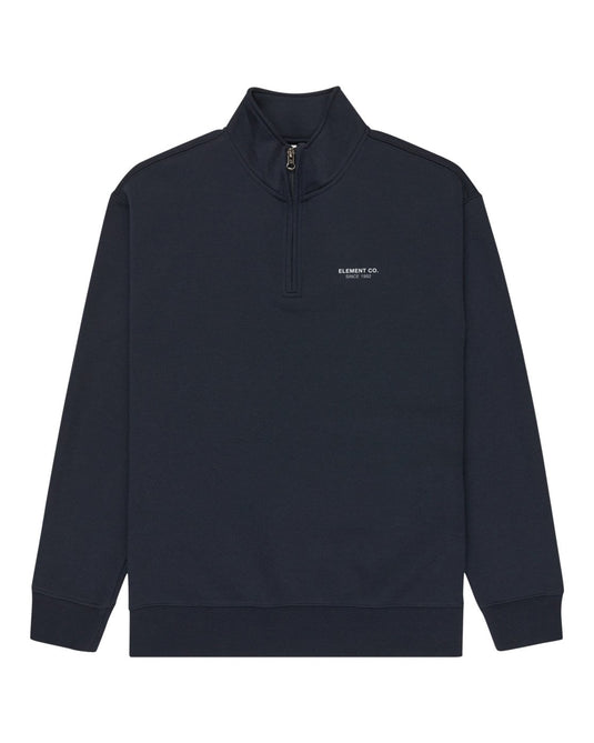 Element Men's Element Co Quarter Zip Sweatshirt Eclipse Navy ELYFT00178-ECN