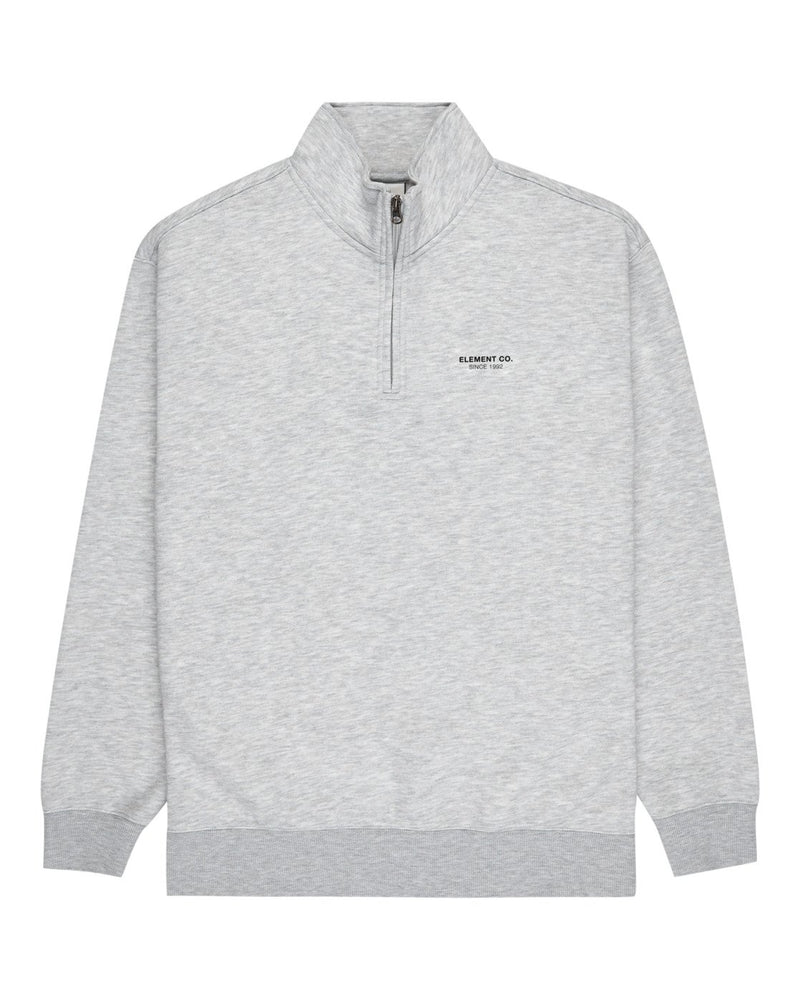 Load image into Gallery viewer, Element Men&#39;s Element Co Quarter Zip Sweatshirt Mid Grey Heather ELYFT00178-SGBH
