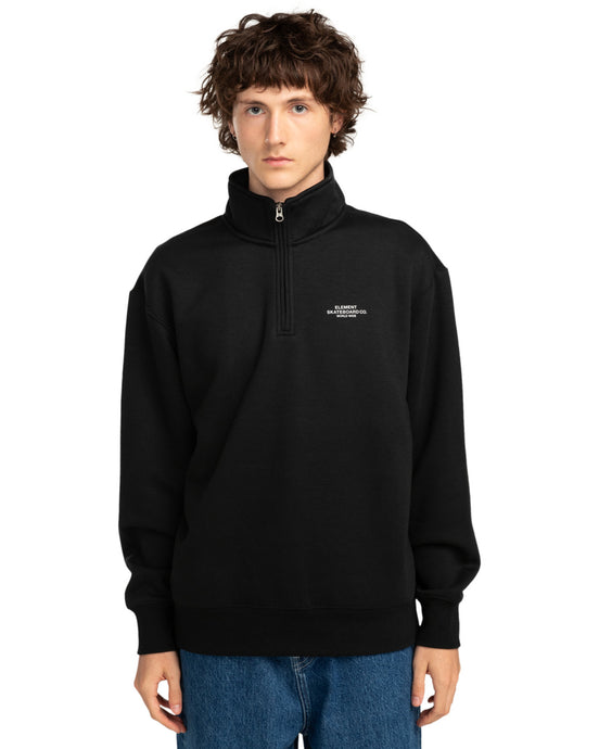 Element Men's Element Co Quarter Zip Sweatshirt ELYFT00178-FBK