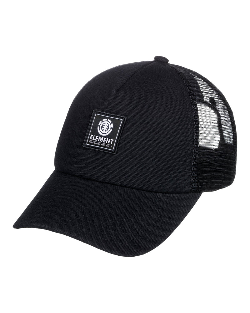 Load image into Gallery viewer, Element Men&#39;s Icon Mesh Trucker Cap All Black ELYHA00137-ABK
