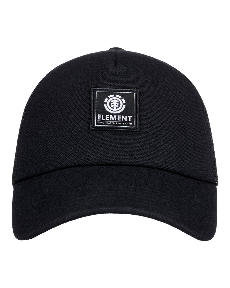 Load image into Gallery viewer, Element Men&#39;s Icon Mesh Trucker Cap All Black ELYHA00137-ABK
