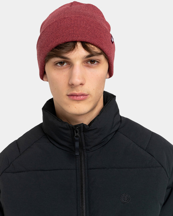 Load image into Gallery viewer, Element Carrier Beanie Tawny Port Heather ELYHA00162-RSPH
