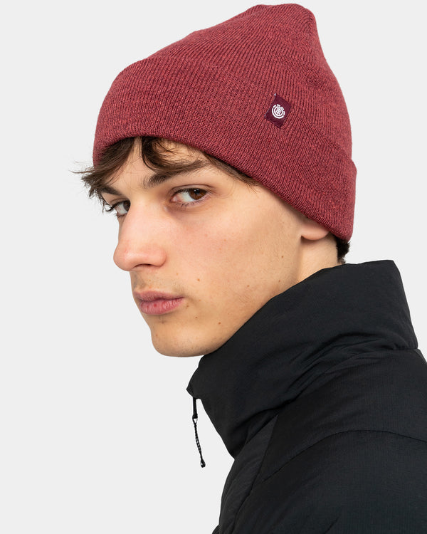 Load image into Gallery viewer, Element Carrier Beanie Tawny Port Heather ELYHA00162-RSPH
