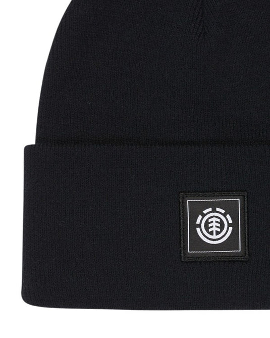 Element Mens' High Icon Classic Beanie Flint Black ELYHA00232-FBK