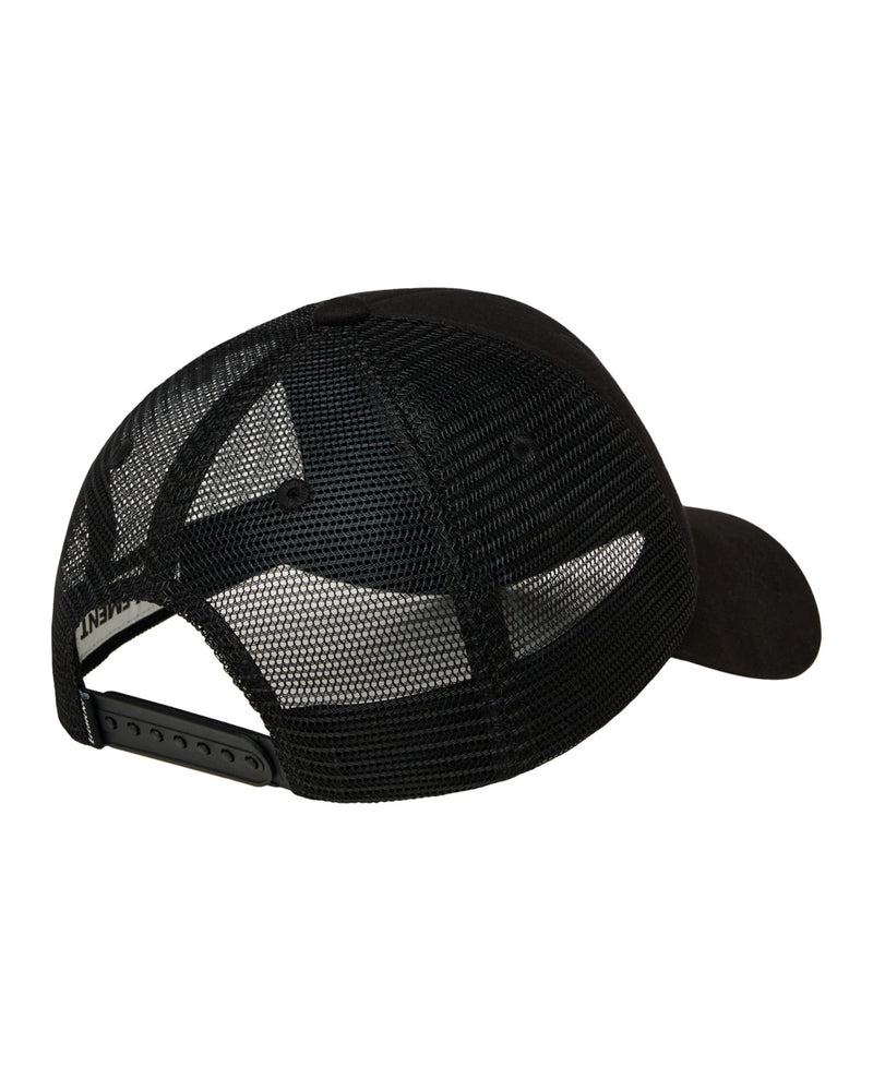 Load image into Gallery viewer, Element Unisex Icon Mesh Peak Trucker Cap Flint Black ELYHA00248-FBK
