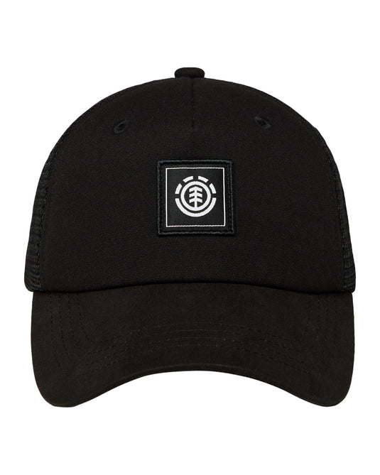 Element Unisex Icon Mesh Peak Trucker Cap Flint Black ELYHA00248-FBK