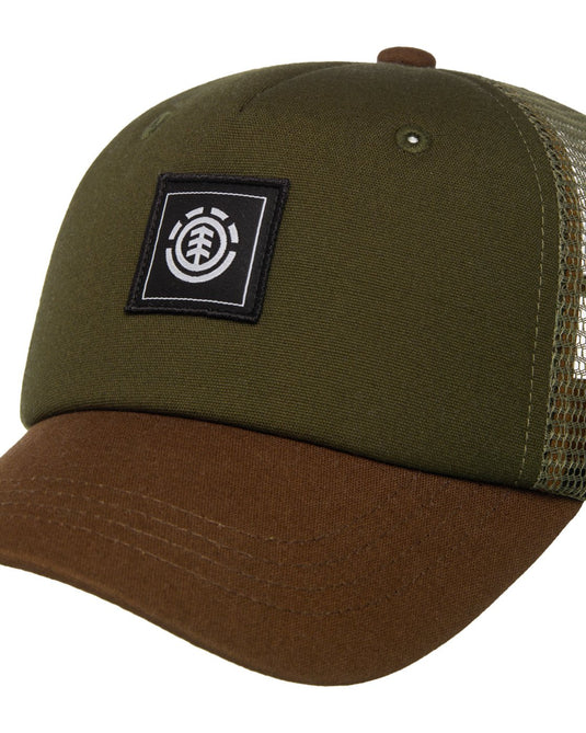 Element Unisex Icon Mesh Peak Trucker Cap Aluminum ELYHA00248-TKH0