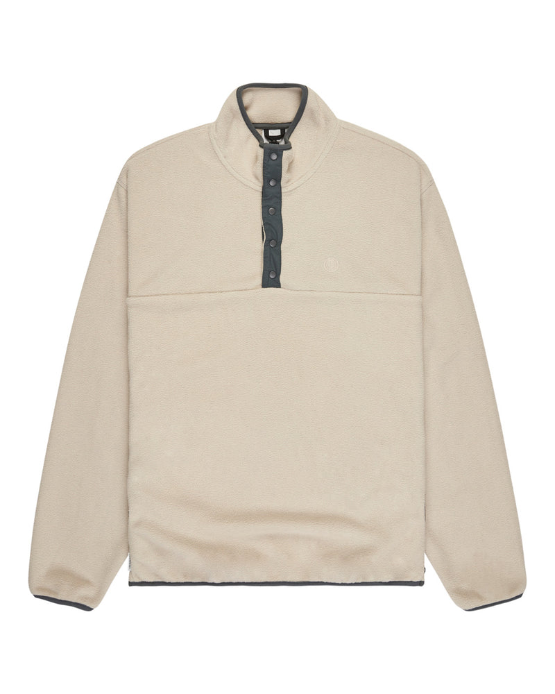 Load image into Gallery viewer, Element Men&#39;s Abenaki Polar Fleece Oat Milk ELYJK00222-TEG0
