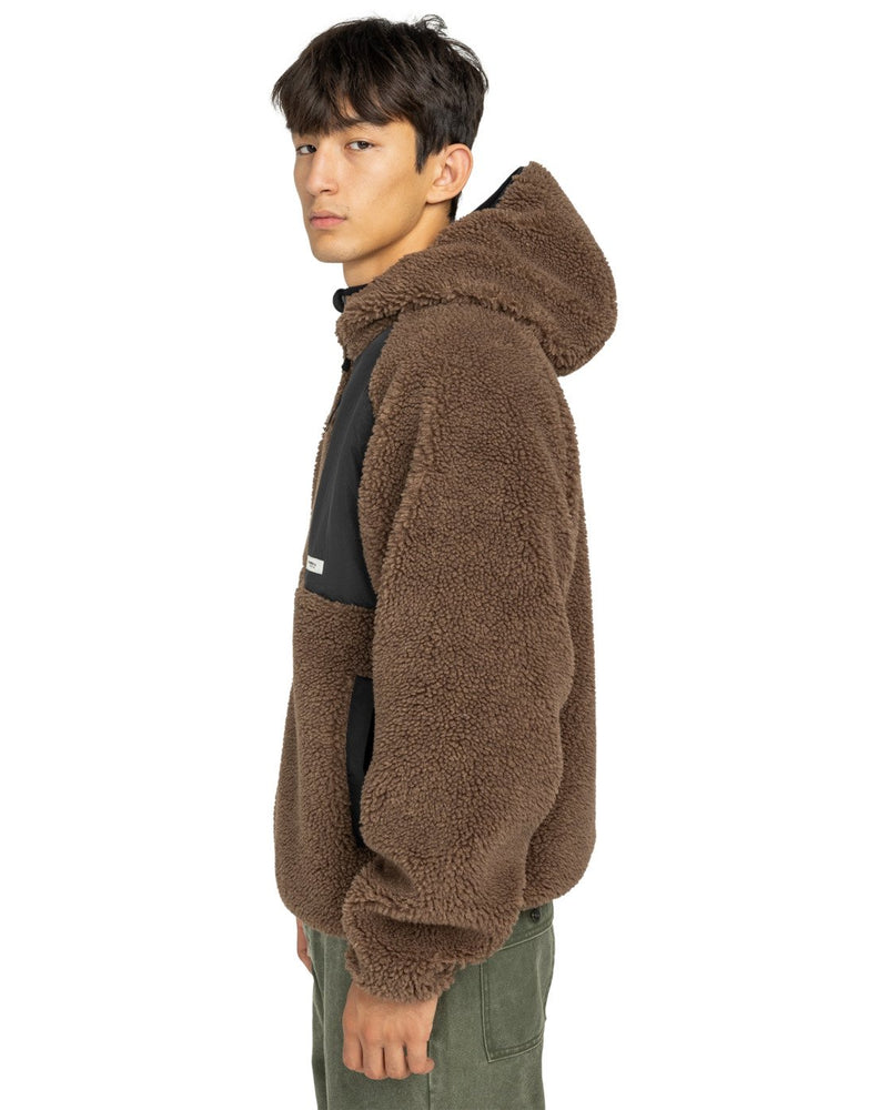Load image into Gallery viewer, Element Men&#39;s Wolfe Sherpa Reversible Fleece Java ELYJK00225-CTF0

