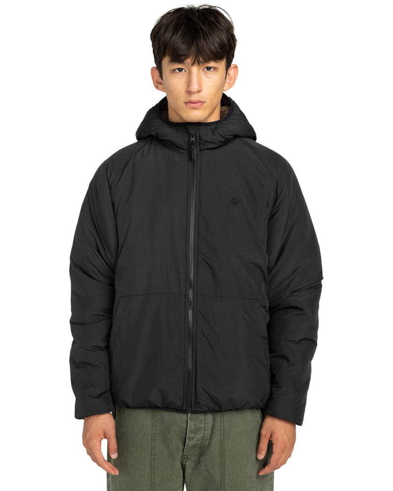 Load image into Gallery viewer, Element Men&#39;s Wolfe Sherpa Reversible Fleece Java ELYJK00225-CTF0
