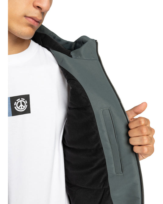 Element Men's Wolfe Sherpa Reversible Sherpa Hoodie Multicolor ELYJK00225-KSQE