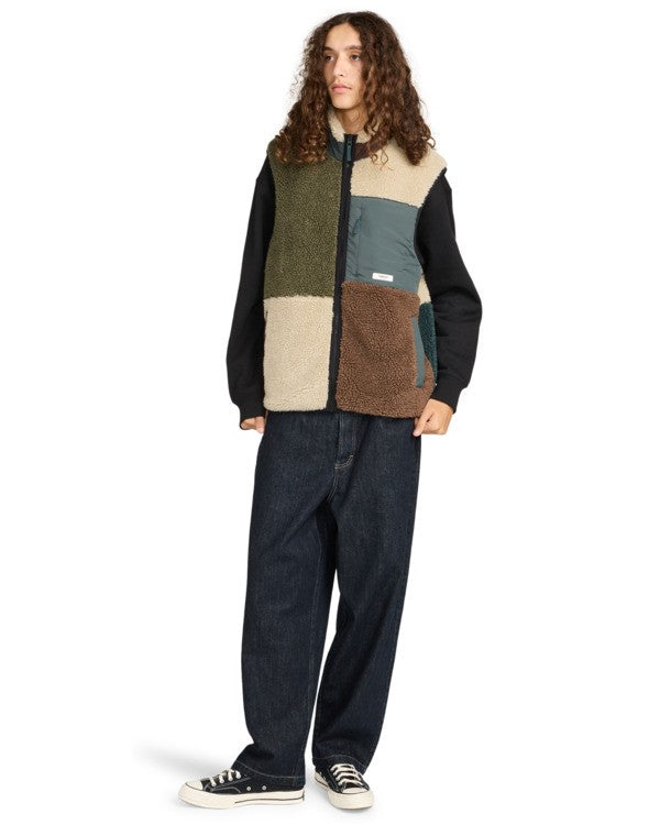 Load image into Gallery viewer, Element Men&#39;s Lake Sherpa - Sherpa Vest Multicolor ELYJK00226-KSQE
