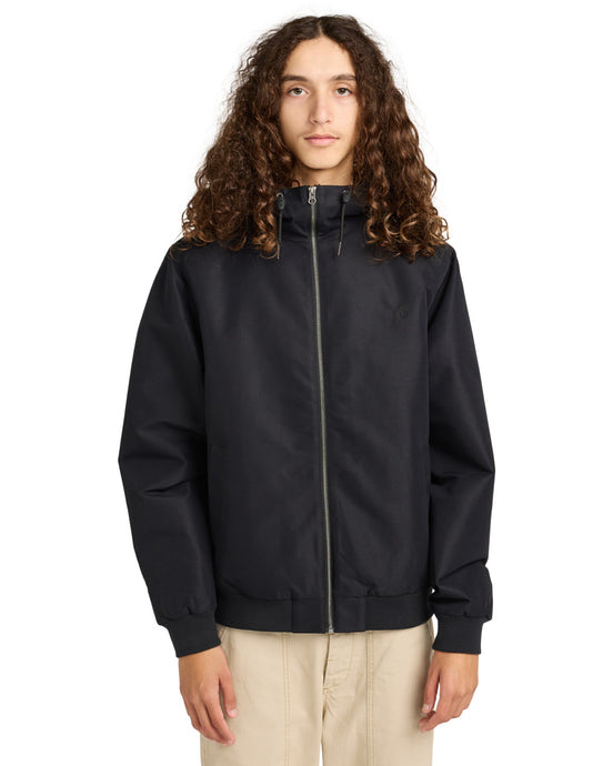 Element Men's Dulcey Bomber Jacket Flint Black ELYJK00267-FBK