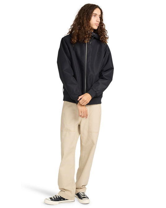Element Men's Dulcey Bomber Jacket Flint Black ELYJK00267-FBK
