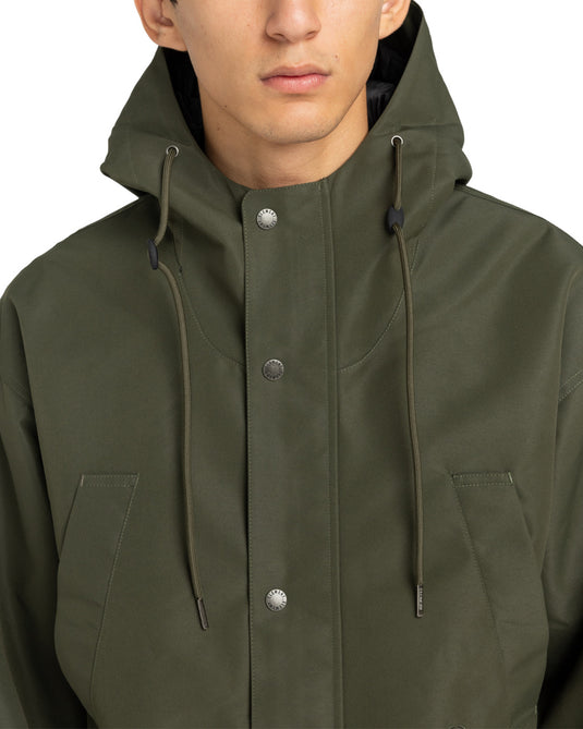 Element Men's Fishtail Parka Jacket Forest Night ELYJK00270-CSN0