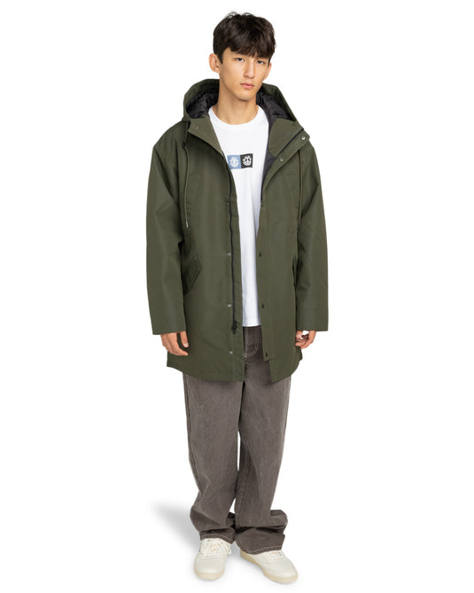 Element Men's Fishtail Parka Jacket Forest Night ELYJK00270-CSN0