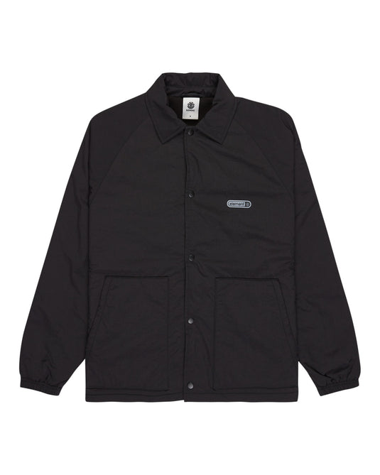 Element Men's Coach Polar Jacket Flint Black ELYJK00275-FBK