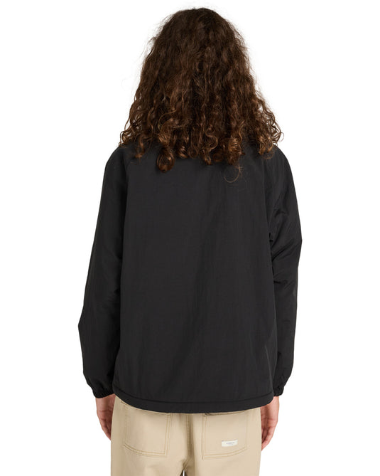 Element Men's Coach Polar Jacket Flint Black ELYJK00275-FBK