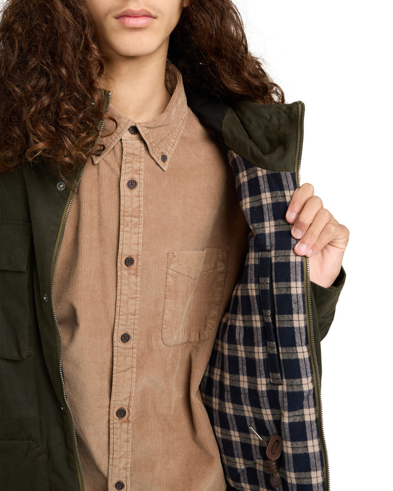 Load image into Gallery viewer, Element Men&#39;s Field Waxed Parka Jacket Kalamata ELYJK00280-GZH0
