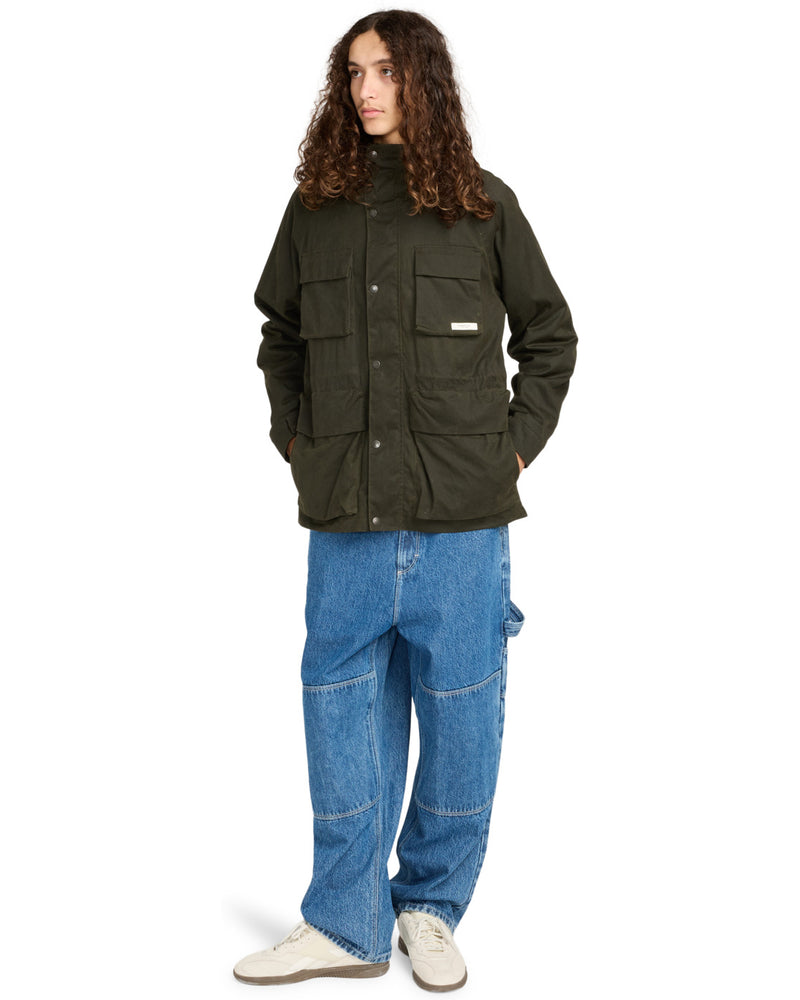 Load image into Gallery viewer, Element Men&#39;s Field Waxed Parka Jacket Kalamata ELYJK00280-GZH0
