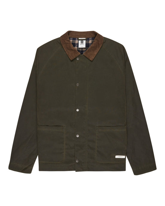 Element Men's Orchard Waxed Jacket Kalamata ELYJK00281-GZH0