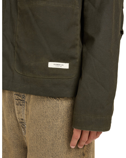 Element Men's Orchard Waxed Jacket Kalamata ELYJK00281-GZH0