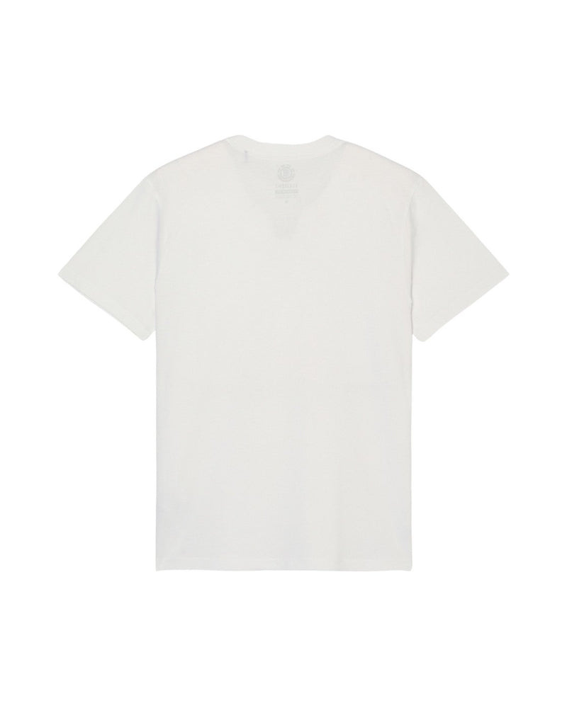 Load image into Gallery viewer, Element Men's Icon Embroidery Short Sleeve T-Shirt Optic White ELYKT00168-WBB0
