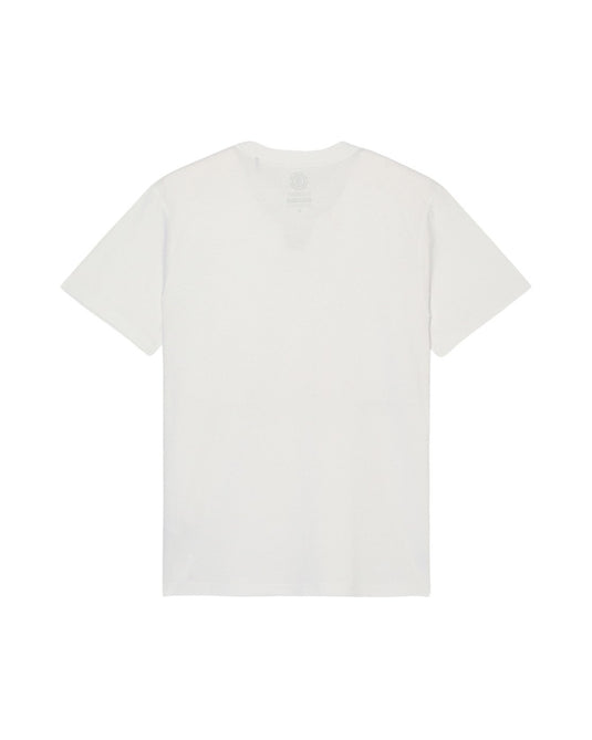 Element Men's Icon Embroidery Short Sleeve T-Shirt Optic White ELYKT00168-WBB0