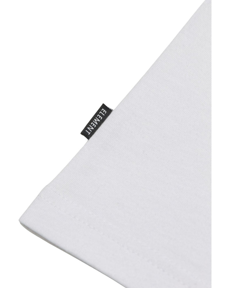 Load image into Gallery viewer, Element Men's Icon Embroidery Short Sleeve T-Shirt Optic White ELYKT00168-WBB0
