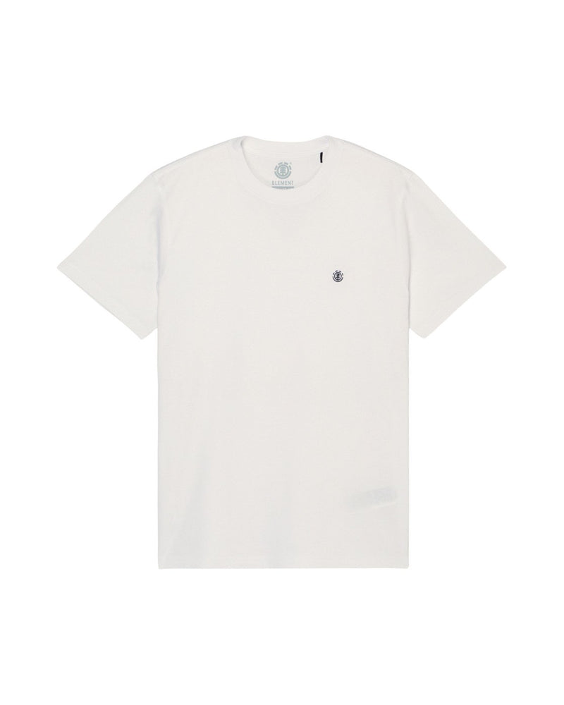 Load image into Gallery viewer, Element Men's Icon Embroidery Short Sleeve T-Shirt Optic White ELYKT00168-WBB0
