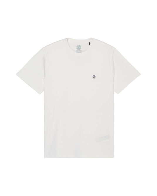 Element Men's Icon Embroidery Short Sleeve T-Shirt Optic White ELYKT00168-WBB0
