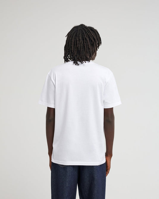 Element Men's Icon Embroidery Short Sleeve T-Shirt Optic White ELYKT00168-WBB0