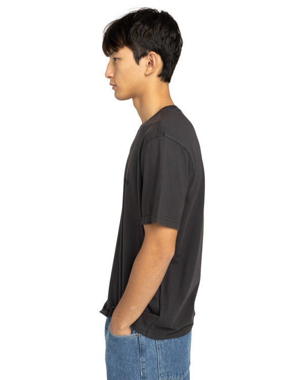Load image into Gallery viewer, Element Men&#39;s Lowcase Pigment Short Sleeve T-Shirt Off Black ELYKT00177-KTA0
