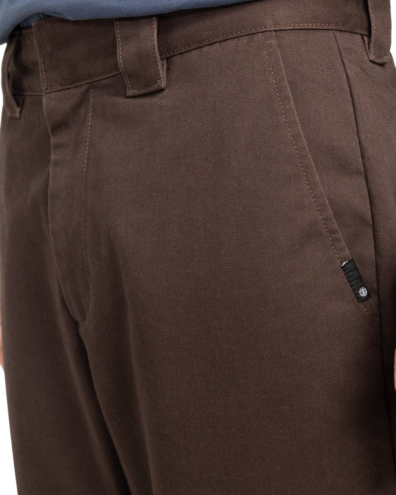 Load image into Gallery viewer, Element Men&#39;s Howland Relax Work Chino Trousers Java ELYNP00181_CTF0
