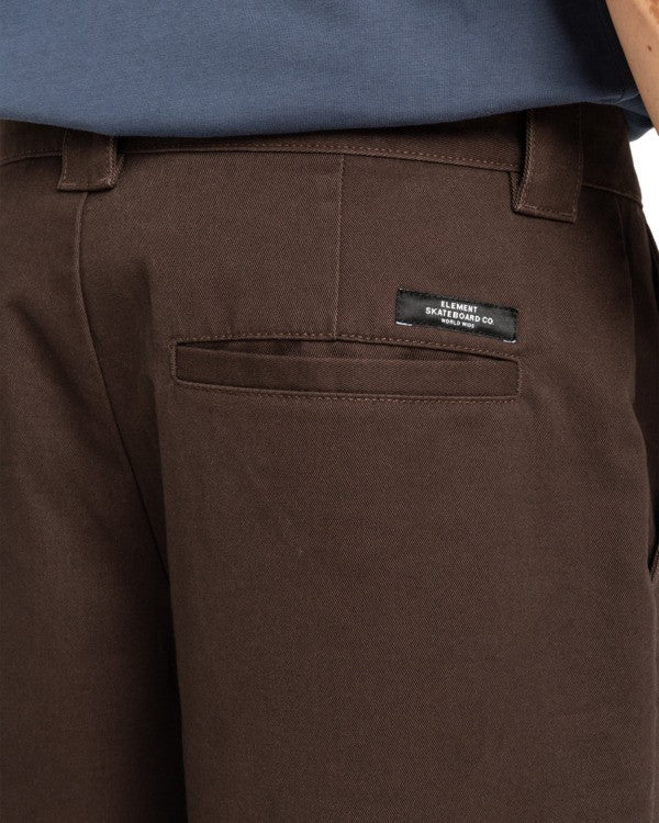 Load image into Gallery viewer, Element Men&#39;s Howland Relax Work Chino Trousers Java ELYNP00181_CTF0
