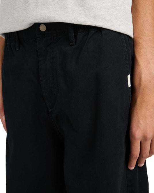Element Men's Regular Comfort Twill Chino Pants Flint Black ELYNP00190-FBK