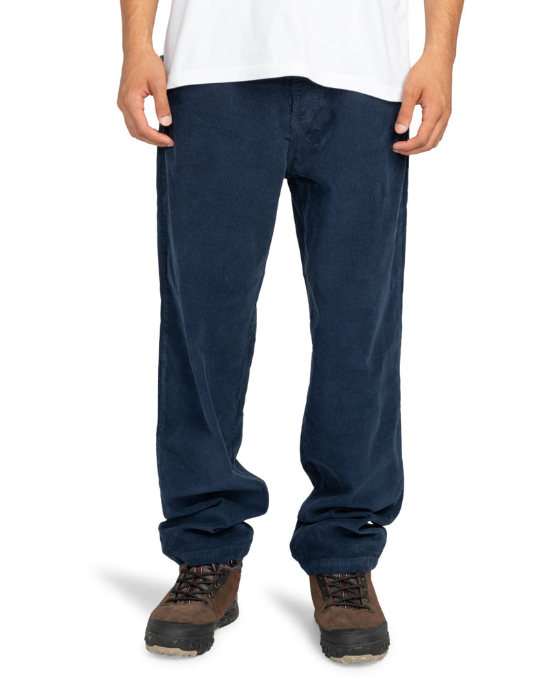 Load image into Gallery viewer, Element Men&#39;s Relax 5 Corduroy Trousers Eclipse Navy ELYNP00200_ECN
