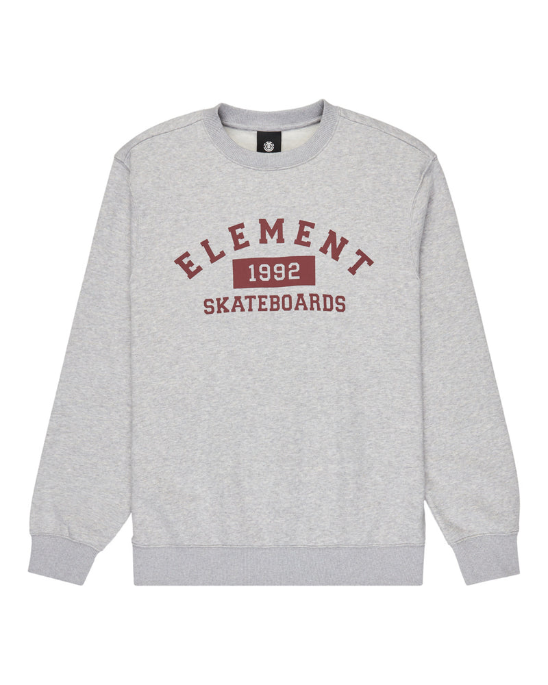Load image into Gallery viewer, Element Men&#39;s Home Team Cr Sweatshirt Mid Grey Heather ELYSF00299-SGBH
