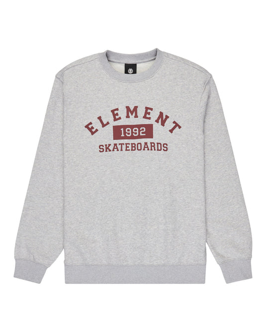 Element Men's Home Team Cr Sweatshirt Mid Grey Heather ELYSF00299-SGBH